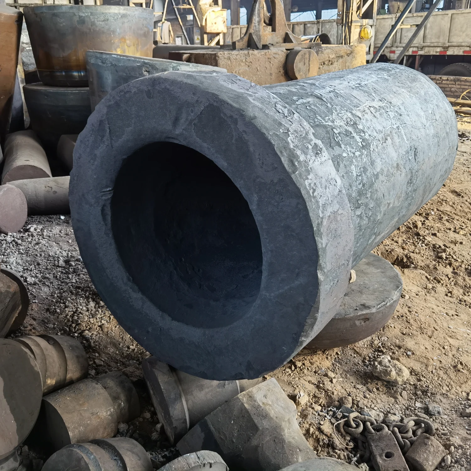 Aluminum Extrusion Press Component 660T Fully Forged Cylinder